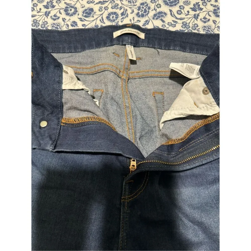 Good American Good waist blue skinny jeans 10/30
